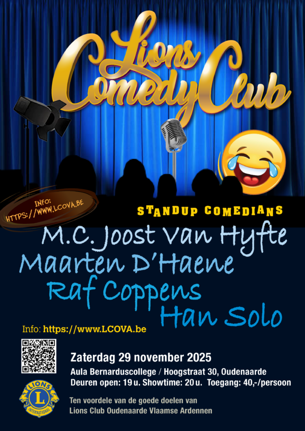 Lions Comedy Club - GOLD SPONSOR