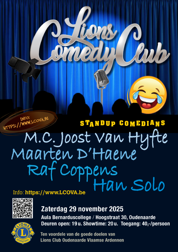 Lions Comedy Club - SILVER SPONSOR